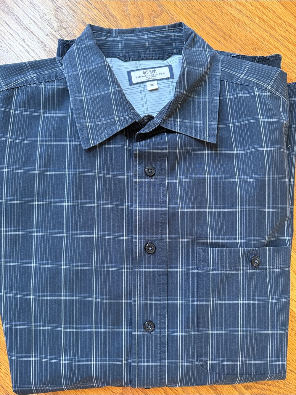 OLD NAVY Plaid Button Front Shirt